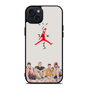 SLAM DUNK AIR JORDAN CACTUS JACK iPhone 15 Plus Case Cover SLAM DUNK AIR JORDAN CACTUS JACK iPhone 15 Plus Case Cover