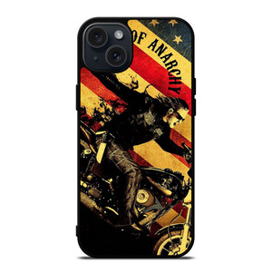 SONS OF ANARCHY USA LOGO iPhone 15 Plus Case Cover SONS OF ANARCHY USA LOGO iPhone 15 Plus Case Cover
