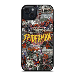 SPIDERMAN MARVEL COMICS iPhone 15 Plus Case Cover SPIDERMAN MARVEL COMICS iPhone 15 Plus Case Cover