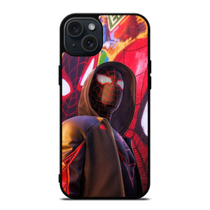 SPIDERMAN MILES MORALES POSTER iPhone 15 Plus Case Cover SPIDERMAN MILES MORALES POSTER iPhone 15 Plus Case Cover