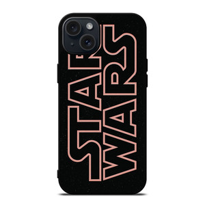 STAR WARS PINK LOGO iPhone 15 Plus Case Cover STAR WARS PINK LOGO iPhone 15 Plus Case Cover