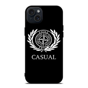 STONE ISLANS CASUAL LOGO iPhone 15 Plus Case Cover