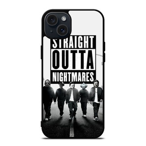 STRAIGHT OUTTA NIGHTMARES HORROR MOVIES CHARACTERS iPhone 15 Plus Case Cover STRAIGHT OUTTA NIGHTMARES HORROR MOVIES CHARACTERS iPhone 15 Plus Case Cover