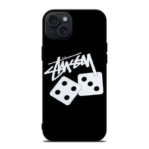 STUSSY DICES iPhone 15 Plus Case Cover STUSSY DICES iPhone 15 Plus Case Cover
