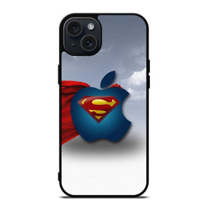 SUPERMAN APPLE LOGO iPhone 15 Plus Case Cover SUPERMAN APPLE LOGO iPhone 15 Plus Case Cover