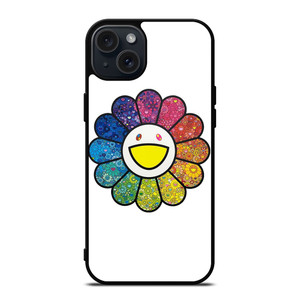 TAKASHI MURAKAMI SMILEY FLOWER iPhone 15 Plus Case Cover TAKASHI MURAKAMI SMILEY FLOWER iPhone 15 Plus Case Cover