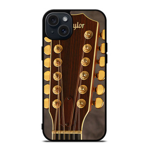 TAYLOR GUITARS HEADSTOCK GOLD iPhone 15 Plus Case Cover TAYLOR GUITARS HEADSTOCK GOLD iPhone 15 Plus Case Cover