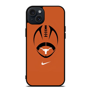 TEXAS LONGHORNS NIKE FOOTBALL SYMBOL iPhone 15 Plus Case Cover TEXAS LONGHORNS NIKE FOOTBALL SYMBOL iPhone 15 Plus Case Cover