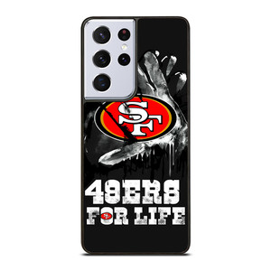 SAN FRANCISCO 49ERS FOR LIFE Samsung Galaxy S21 Ultra Case Cover SAN FRANCISCO 49ERS FOR LIFE Samsung Galaxy S21 Ultra Case Cover