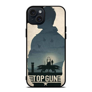 TOP GUN MAVERICKS TOM CRUISE SILHOUETTE iPhone 15 Plus Case Cover TOP GUN MAVERICKS TOM CRUISE SILHOUETTE iPhone 15 Plus Case Cover