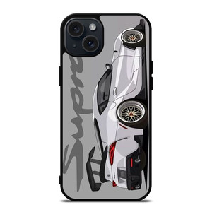 TOYOTA SUPRA VECTOR LOGO iPhone 15 Plus Case Cover TOYOTA SUPRA VECTOR LOGO iPhone 15 Plus Case Cover