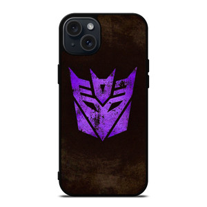TRANSFORMERS DECEPTICON PURPLE SYMBOL iPhone 15 Plus Case Cover TRANSFORMERS DECEPTICON PURPLE SYMBOL iPhone 15 Plus Case Cover