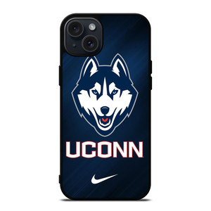 UCONN HUSKIES BASKETBALL NIKE iPhone 15 Plus Case Cover UCONN HUSKIES BASKETBALL NIKE iPhone 15 Plus Case Cover