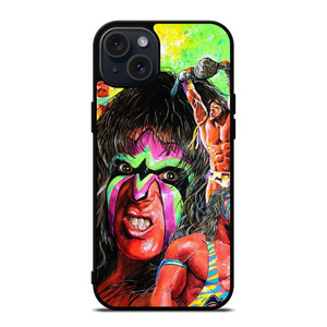 ULTIMATE WARRIOR WRESTLING WWE ART iPhone 15 Plus Case Cover ULTIMATE WARRIOR WRESTLING WWE ART iPhone 15 Plus Case Cover