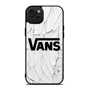 VANS LOGO BROKEN WHITE iPhone 15 Plus Case Cover VANS LOGO BROKEN WHITE iPhone 15 Plus Case Cover