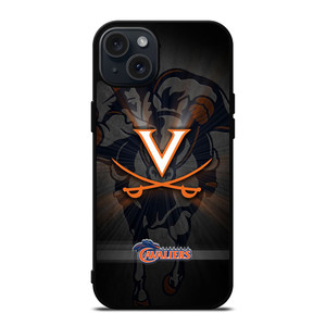 VIRGINIA CAVALIERS METAL ICON iPhone 15 Plus Case Cover VIRGINIA CAVALIERS METAL ICON iPhone 15 Plus Case Cover