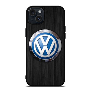 VOLKSWAGEN VW WOODEN EMBLEM iPhone 15 Plus Case Cover VOLKSWAGEN VW WOODEN EMBLEM iPhone 15 Plus Case Cover
