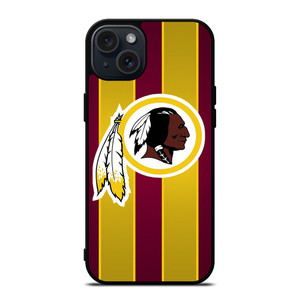 WASHINGTON REDSKINS STRIPE LOGO iPhone 15 Plus Case Cover WASHINGTON REDSKINS STRIPE LOGO iPhone 15 Plus Case Cover