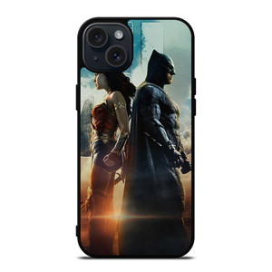 WONDER WOMAN BATMAN JUSTICE LEAGUE iPhone 15 Plus Case Cover WONDER WOMAN BATMAN JUSTICE LEAGUE iPhone 15 Plus Case Cover