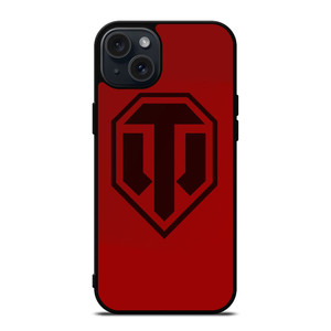 WORLD OF TANKS SYMBOL RED iPhone 15 Plus Case Cover WORLD OF TANKS SYMBOL RED iPhone 15 Plus Case Cover