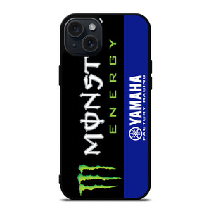YAMAHA FACTORY RACING MONSTER ENERGY iPhone 15 Plus Case Cover YAMAHA FACTORY RACING MONSTER ENERGY iPhone 15 Plus Case Cover