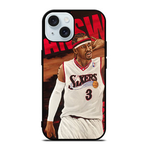 ALLEN IVERSON PHILDELPHIA SIXERS THE ANSWER iPhone 15 Case Cover ALLEN IVERSON PHILDELPHIA SIXERS THE ANSWER iPhone 15 Case Cover