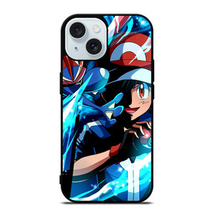ASH AND GRENINJA POKEMON iPhone 15 Case Cover ASH AND GRENINJA POKEMON iPhone 15 Case Cover