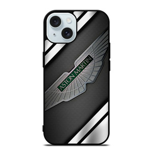ASTON MARTIN CHROME LOGO iPhone 15 Case Cover ASTON MARTIN CHROME LOGO iPhone 15 Case Cover