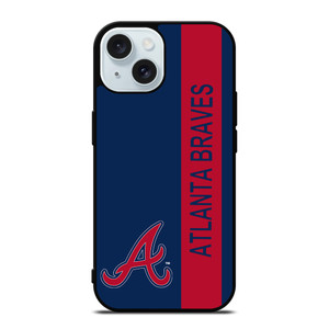 ATLANTA BRAVES BASEBALL STRIPE SYMBOL iPhone 15 Case Cover