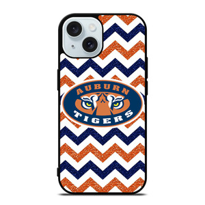 AUBURN TIGERS FOOTBALL STRIPE LOGO iPhone 15 Case Cover