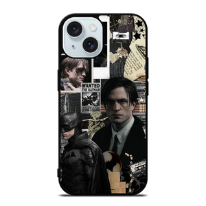 BATMAN ROBERT PATTINSON COLLAGE iPhone 15 Case Cover BATMAN ROBERT PATTINSON COLLAGE iPhone 15 Case Cover