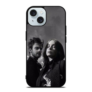 BILLIE EILISH AND FINNEAS BROTHERS iPhone 15 Case Cover BILLIE EILISH AND FINNEAS BROTHERS iPhone 15 Case Cover