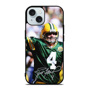 BRETT FAVRE GREEN BAY PACKERS NFL iPhone 15 Case Cover BRETT FAVRE GREEN BAY PACKERS NFL iPhone 15 Case Cover