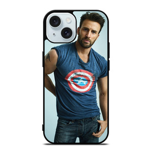 CHRIS EVANS HANDSOME CAPTAIN AMERICA iPhone 15 Case Cover CHRIS EVANS HANDSOME CAPTAIN AMERICA iPhone 15 Case Cover