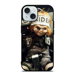 CHUCKY DOLL LOS ANGELES RAIDERS iPhone 15 Case Cover CHUCKY DOLL LOS ANGELES RAIDERS iPhone 15 Case Cover