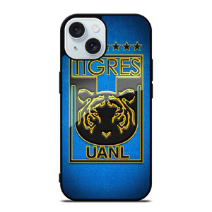 CLUB FOOTBALL TIGRES UANL EMBLEM iPhone 15 Case Cover CLUB FOOTBALL TIGRES UANL EMBLEM iPhone 15 Case Cover