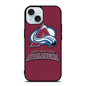 COLORADO AVALANCHE RED CARBON LOGO iPhone 15 Case Cover COLORADO AVALANCHE RED CARBON LOGO iPhone 15 Case Cover