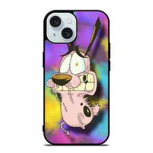 COURAGE THE COWARDLY DOG FUNNY iPhone 15 Case Cover