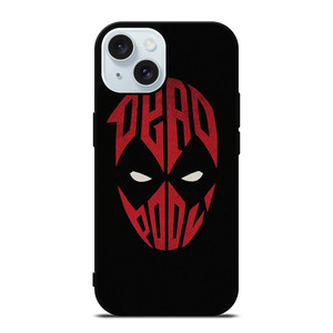 DEADPOOL MARVEL TYPOGRAPHY ART iPhone 15 Case Cover