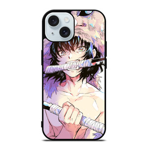 DEMON SLAYER INOSUKE HASHIBARA iPhone 15 Case Cover DEMON SLAYER INOSUKE HASHIBARA iPhone 15 Case Cover