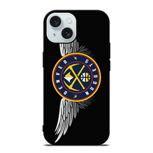 DENVER NUGGETS NBA BASKETBALL WINGS iPhone 15 Case Cover DENVER NUGGETS NBA BASKETBALL WINGS iPhone 15 Case Cover