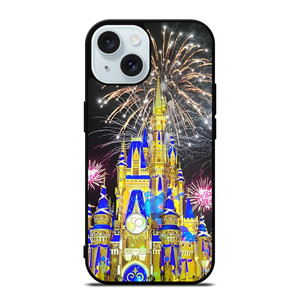 DISNEY CASTLE FIREWORKS iPhone 15 Case Cover DISNEY CASTLE FIREWORKS iPhone 15 Case Cover