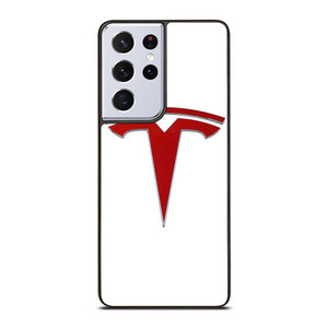 TESLA RED EMBLEM  Samsung Galaxy S21 Ultra Case Cover TESLA RED EMBLEM  Samsung Galaxy S21 Ultra Case Cover