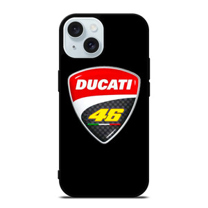 DUCATI VR 46 EMBLEM iPhone 15 Case Cover DUCATI VR 46 EMBLEM iPhone 15 Case Cover
