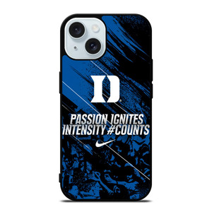 DUKE BLUE DEVILS NIKE SLOGAN iPhone 15 Case Cover DUKE BLUE DEVILS NIKE SLOGAN iPhone 15 Case Cover