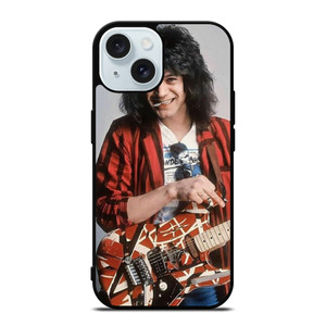 EDDIE VAN HALEN AND GUITAR iPhone 15 Case Cover