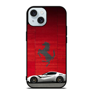 FERRARI F12 TDF LOGO iPhone 15 Case Cover FERRARI F12 TDF LOGO iPhone 15 Case Cover