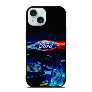 FORD MUSTANG GT FIRE EMBLEM iPhone 15 Case Cover