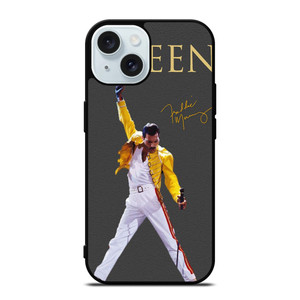 FREDDY MERCURY QUEEN LEGEND iPhone 15 Case Cover FREDDY MERCURY QUEEN LEGEND iPhone 15 Case Cover