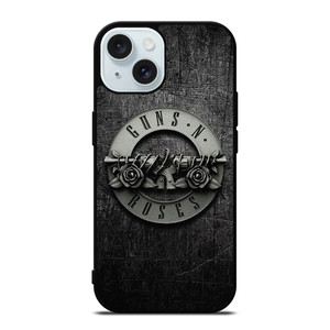 GUNS N ROSES METAL LOGO iPhone 15 Case Cover